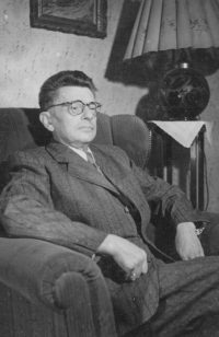 Otec pamětníka Karel Sklenička, 50. léta 20. století