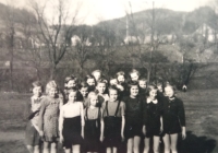 První třída měšťanské školy