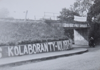 21. srpen 1968 v Letohradě, u železničního viaduktu