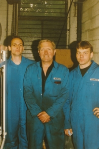 1995, ve Velké Británii (Jiří Prokop vlevo)