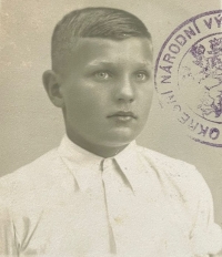 Josef Dvořák jako malý chlapec