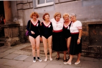 Jarmila Bílková jako cvičenka Sokola, 1988