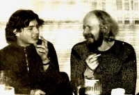 Shef a Kadlos (Maama) U Hnáta, února 1985