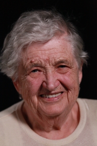 Věra Kulhavá, natáčení pro Paměť národa, Jihlava, září 2024