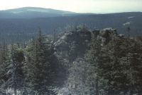 Vrchol Jizera, Jizerské hory, rok 1976