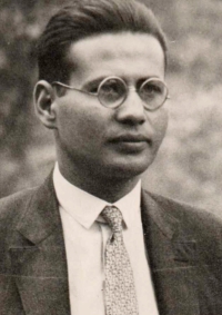 Otec pamětnice Jiří Winternitz v mládí, od roku 1947 Jiří Vít (1898–1988)