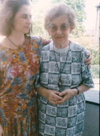 Lucie Lucká se svou maminkou