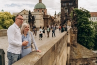 Ludmila a Dmitry v novém životě v exilu, Praha, 2021