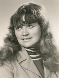 Dobová fotografie Marty Uhlíkové z roku 1974