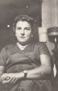 Anna Sazamová v 50. letech 20. století