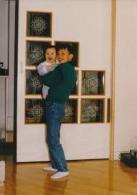 Marković Zvjezdana, děti Srdjan i Andrea, Sarajevo, 1990