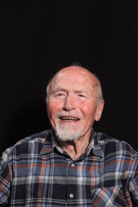 Pamětník při natáčení, červen 2024 