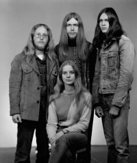 Vladimír Lichtenberk (vlevo) s přáteli z Chomutova