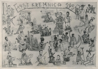 Maturitní tablo Vojenského gymnázia Kremnica