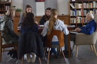 Rudolf Žák během nahrávání rozhovoru pro projekt Příběhy našich sousedů