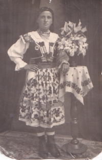 Maria Gabor, mother. Oleksandrivka village, Zakarpattia region, early 1950s