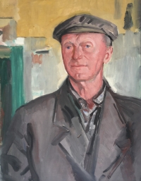 Portrét otce, Františka Matouše, od Eduarda Miléna