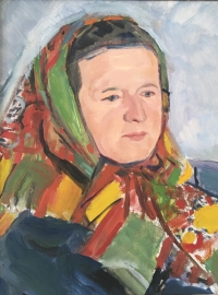 Portrét matky, Marie Matoušové, roz. Koškové, od Eduarda Miléna