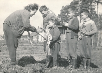 Velikonoce, pamětník první zprava, 1966