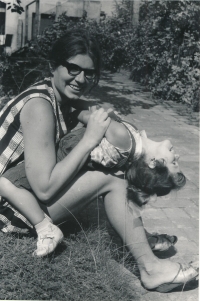 Klára Jirásková s matkou Marií Novotnou, asi 1971