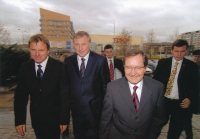 Petr Kalaš s Martinem Bursíkem a Mirkem Topolánkem, 2007