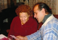 Jáchym Kaplan s matkou Marií Kaplanovou, 2011