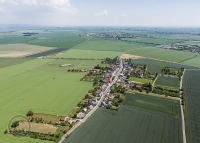 Obec Odrlice - letecký pohled