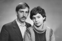 Vasyl Gabor and his wife Natalia. Lviv, early 1980s
