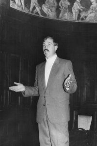 Vasyl Gabor's first performance at the Museum of Ethnography and Art Crafts. Lviv, late 1990s