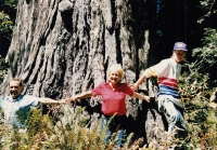 Alena Groulíková v USA, uprostřed, rok 1988