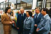 V Dopravním podniku v Českých Budějovicích začínal jako pomocný dělník, končil jako ředitel. 90. léta 20 stol.