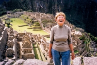 Na Machu Picchu v Peru, 2003