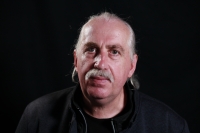 Vasyl Gabor during the interview, 2023 