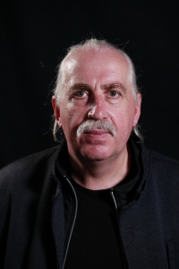 Vasyl Gabor during the interview, 2023 