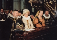 Slavnosti pětilisté růže Český Krumlov – v roli Viléma z Rožmberka (vlevo), 2008