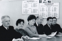 Колектив кафедри латинської мови Львівського державного медичного інституту. Андрій Содомора – другий справа. Львів, 1960-ті рр.
