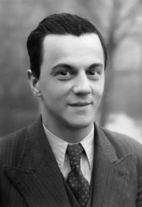 Otec Petra Benesche Jan Benesch, rok 1940