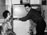 Petr Benesch se sestrou Helgou