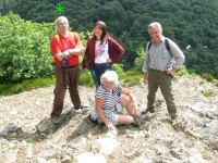 S manželkou Jitkou Snopovou-Nehasilovou a přáteli, 2015