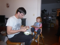 Syn Václava Nehasila Václav a vnučka Doubravka, 2022