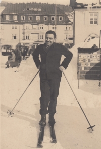 Otec Josef Lustig, Špindlerův mlýn, 1938