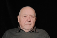 Pamětník ve studiu v Ostravě v roce 2024