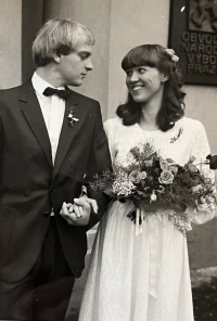 Svatba s Jitkou Snopovou, 1983