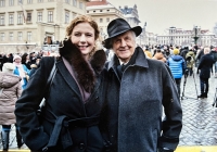 Daniel Špička s dcerou Kateřinou, 2023