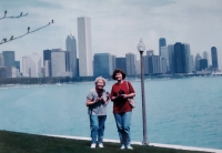 Květoslava Šmídová během pobytu v USA na konci 90. let