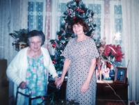 Květoslava Šmídová během pobytu v Chicagu - rok 1998