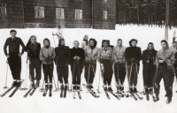 Lyžařský výcvik z gymnázia, 1948