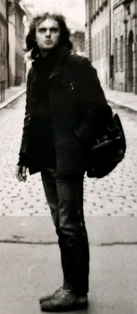 Dobová fotografie pamětníka (ze souboru fotek Jazzové dny Praha 1982) 