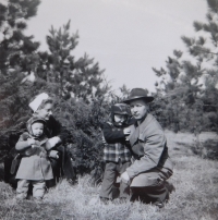 Otec Alois Slavický s Erikou Raichlovou v Chicagu
