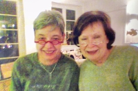 Se švagrovou Danou v Hamburku, Německo, 2006